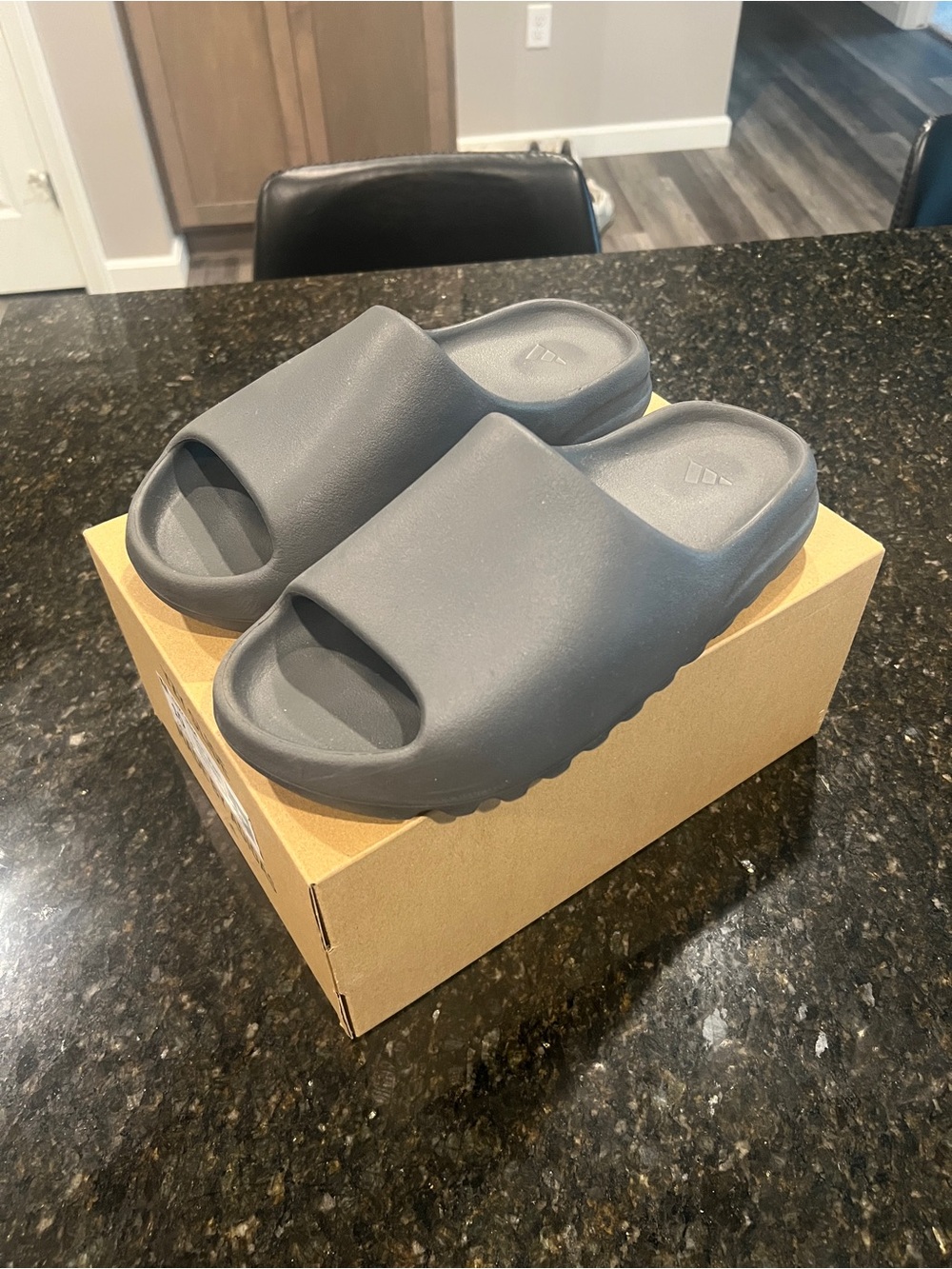 adidas YZY Slide in Charcoal